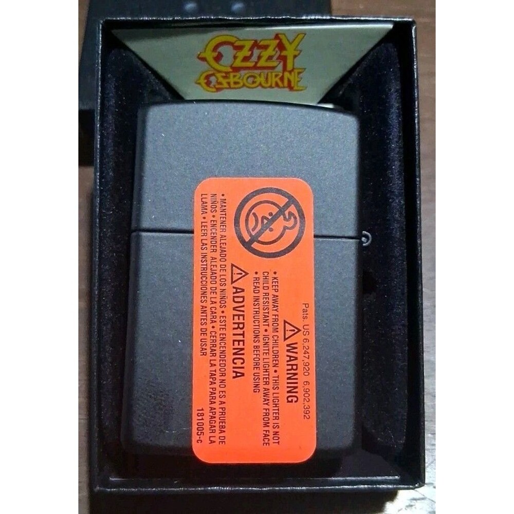 Ozzy Osbourne Prince of Darkness Rock & Roll Zippo Lighter - Picture 2 of 4